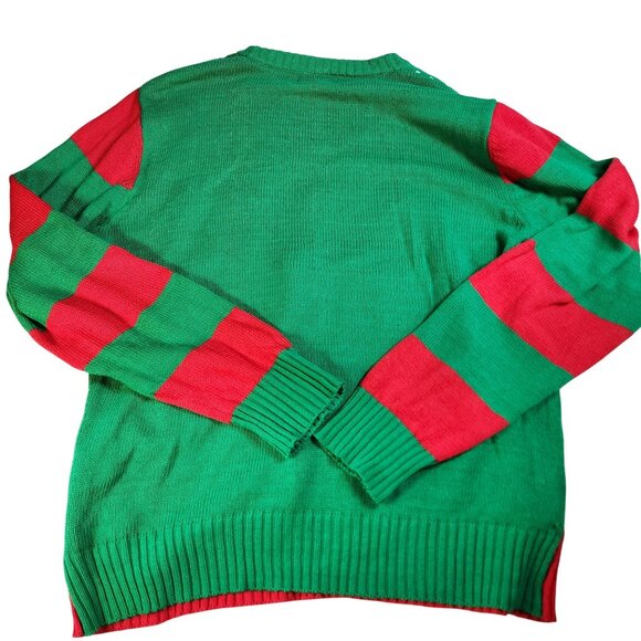 Ugly Christmas Sweater Adult Large Spencers Workshop Gingerbread Man - Picture 4 of 8